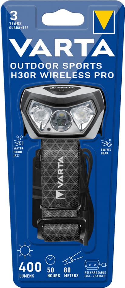 Varta Kopflampe Outdoor Sports H30r Wireless Pro Mit Akku