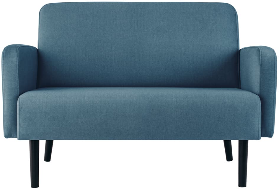 Paperflow 2-Sitzer Sofa Lisboa, Stoffbezug, Blau
