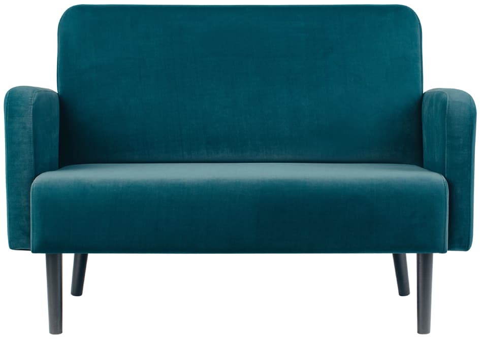 Paperflow 2-Sitzer Sofa Lisboa, Samtbezug, Grün