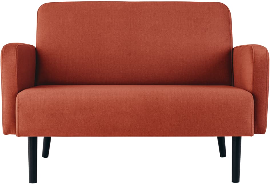 Paperflow 2-Sitzer Sofa Lisboa, Stoffbezug, Rost