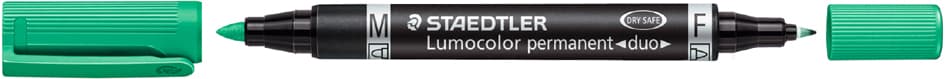 Staedtler Lumocolor Permanent-Marker Duo, Grün