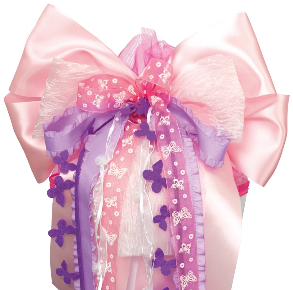 Roth Xxl-Schultütenschleife , Fluffy Butterfly, , Rosa/Lila