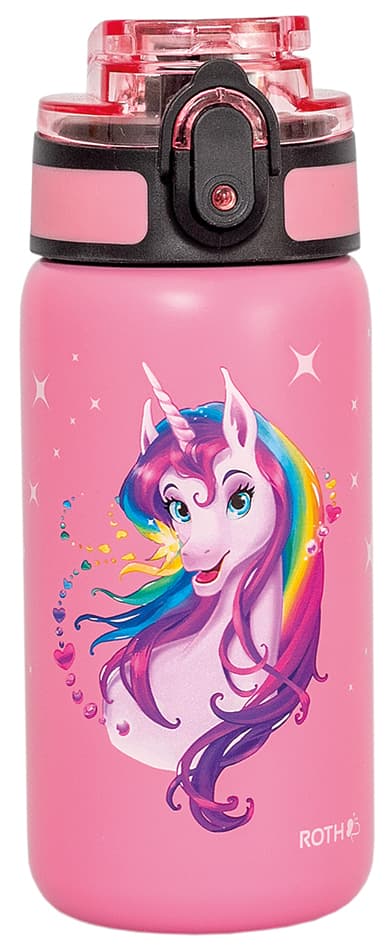 Roth Isolier-Trinkflasche , Einhornportrait, , 350 Ml