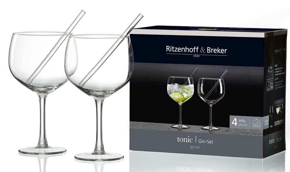 Ritzenhoff & Breker Gin-Set Tonic, 4-Teilig