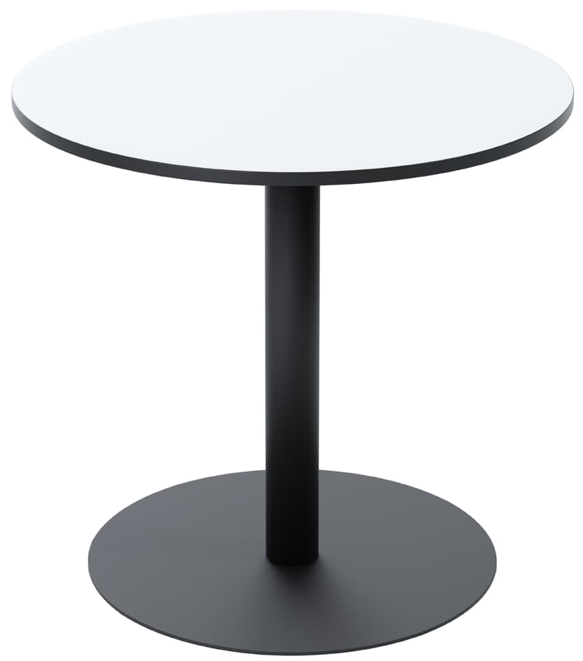 Paperflow Bistrotisch Mezzo, Durchmesser: 800 Mm, Schwarz