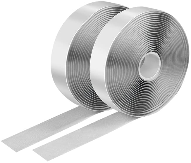 Logilink Klettband-Set, 2er Set, 25 Mm X 5 M, Weiß
