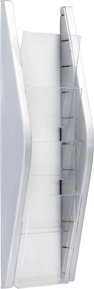Helit 4er Wand-Prospekthalter , The Arc, , 1/3 Din A4 Hoch