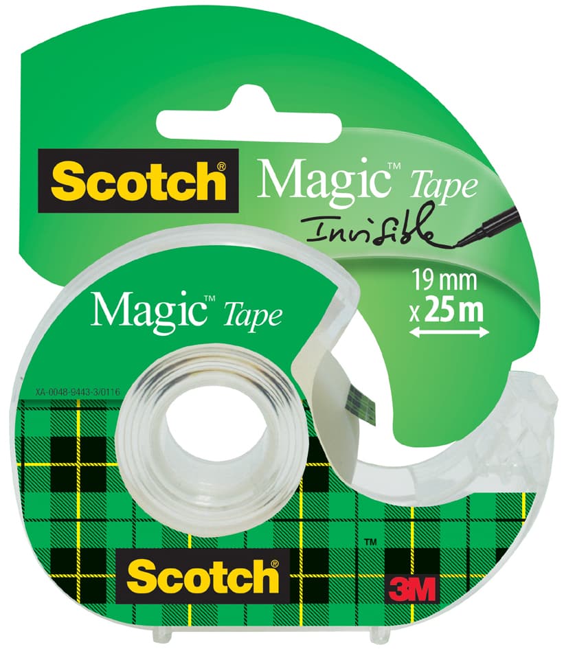 Scotch Klebefilm Magic, Unsichtbar, Im Handabroller