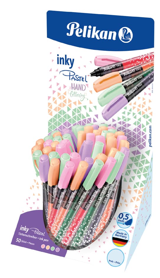 Pelikan Tintenschreiber Inky 273 Pastell, Im Display