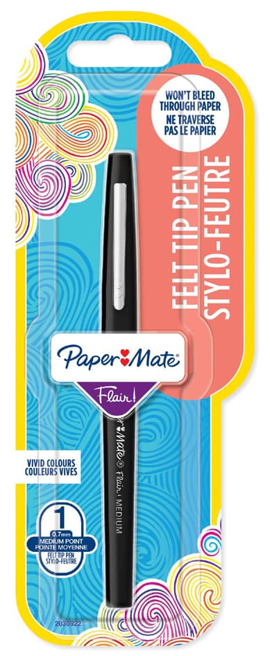 Paper:Mate Faserschreiber Flair, 1er Blister, Schwarz