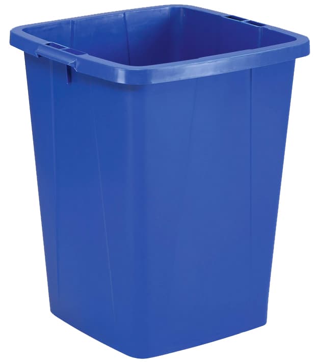 Durable Abfallbehälter Durabin 90, Quadratisch, Blau