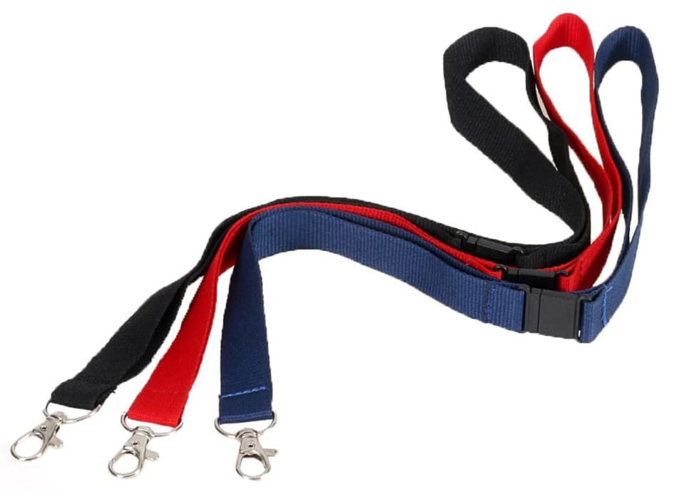 Europel Textilband Mit Karabiner, Blau