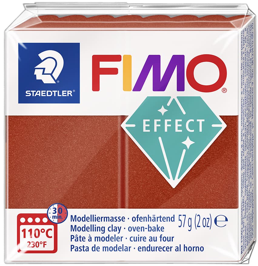 Fimo Effect Modelliermasse, Kupfer-Metallic, 57 G