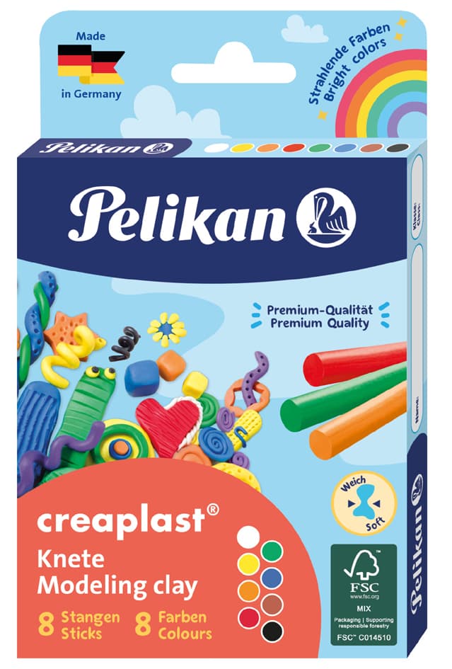 Pelikan Kinderknete Creaplast, Faltschachtel