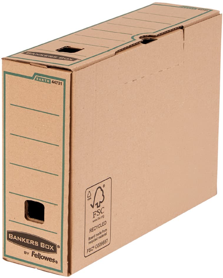 Fellowes Bankers Box Earth Archiv-Schachtel, Braun, (B)100mm