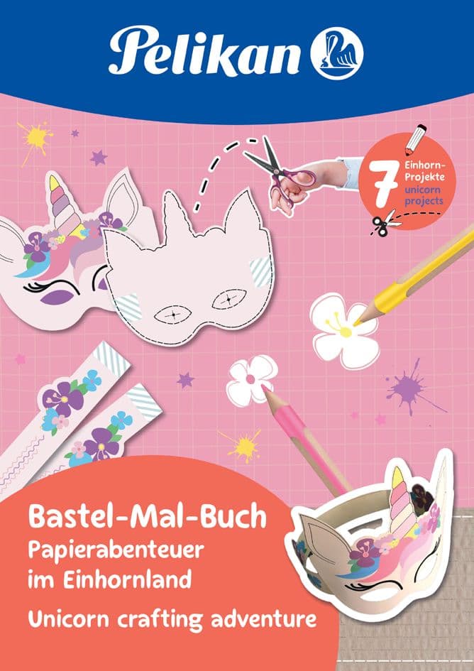 Pelikan Bastel- Und Ausmalbuch , Einhornland, , Din A4