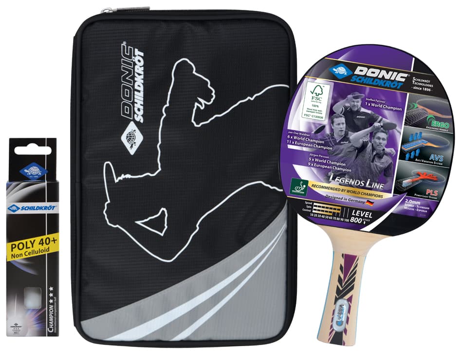 Donic Schildkröt Tischtennis-Geschenkset Legends 800
