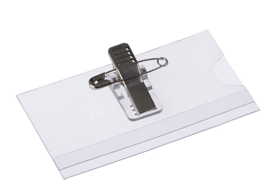 Europel Namenschild, Mit Kombiklemme, 40 X 75 Mm