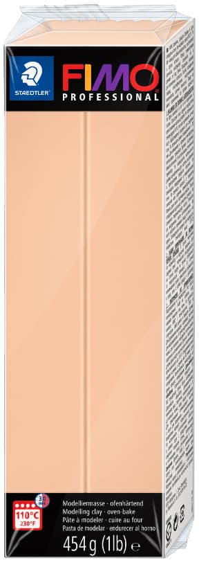 Fimo Professional Modelliermasse, Ofenhärtend, Cameo, 454 G