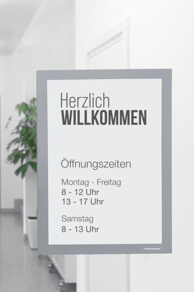 Magnetoplan Magnetrahmen Magnetofix, Din A6, Schwarz