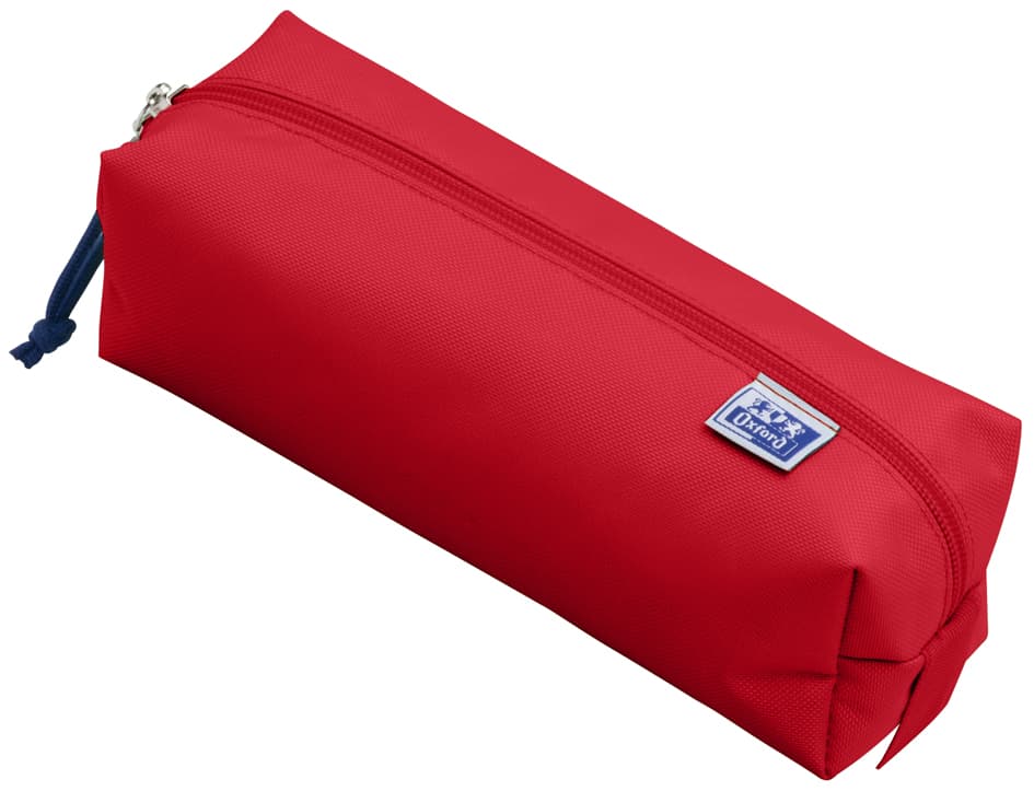Oxford Schlamper-Etui, Polyester, Rechteckig, Groß, Rot