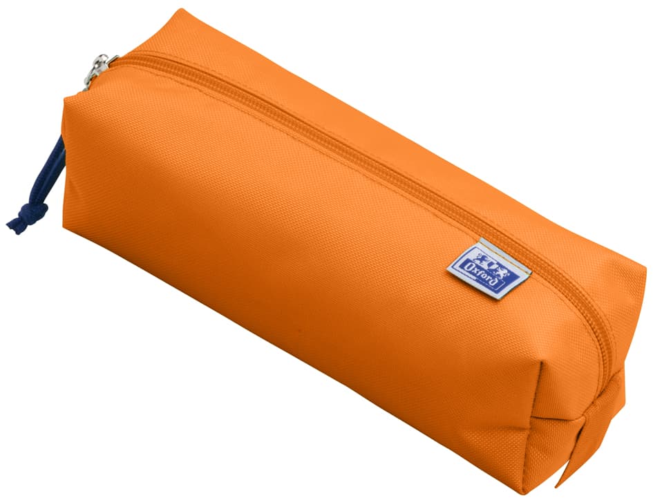 Oxford Schlamper-Etui, Polyester, Rechteckig, Groß, Orange