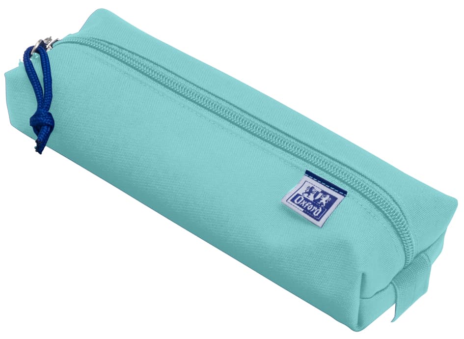 Oxford Schlamper-Etui, Polyester, Rechteckig, Klein, Aqua