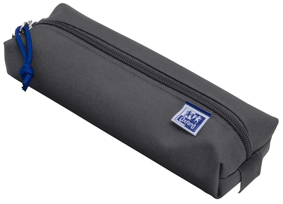 Oxford Schlamper-Etui, Polyester, Rechteckig, Klein, Schwarz