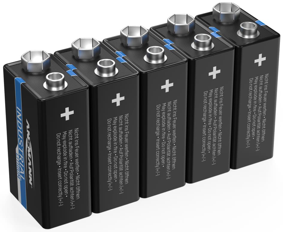 Ansmann Lithium Batterie Block E, 5er Pack