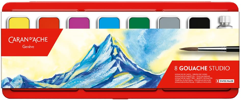 Caran D, Ache Gouache Gouache Studio, In Tabletten, 8er Etui