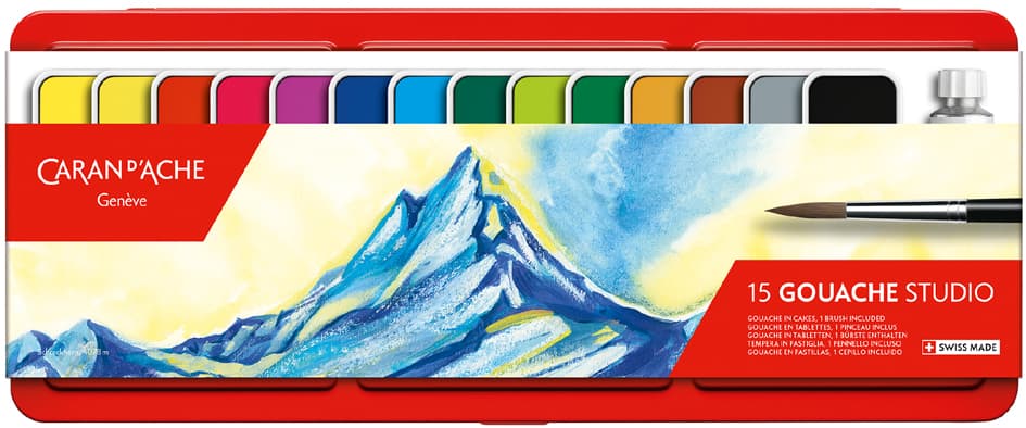 Caran D, Ache Gouache Gouache Studio, In Tabletten, 15er Etui