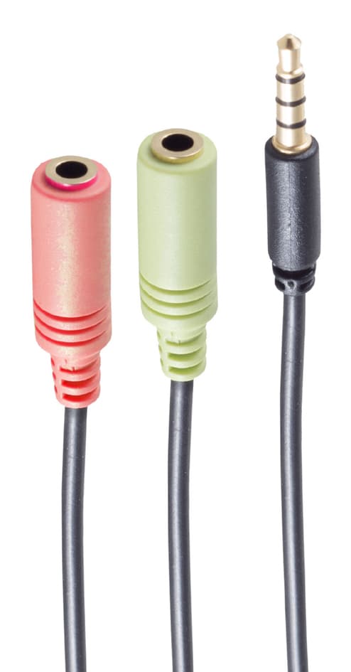 Shiverpeaks Basic-S Headset Y-Adapter, 3,5 Mm Klinke