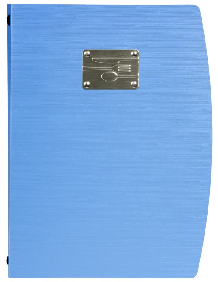 Securit Speisekarten-Mappe Rio Besteck, Din A4, Blau