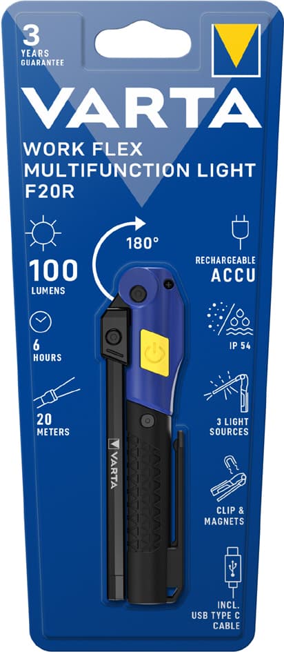 Varta Handleuchte Work Flex Multifunction Light F20r