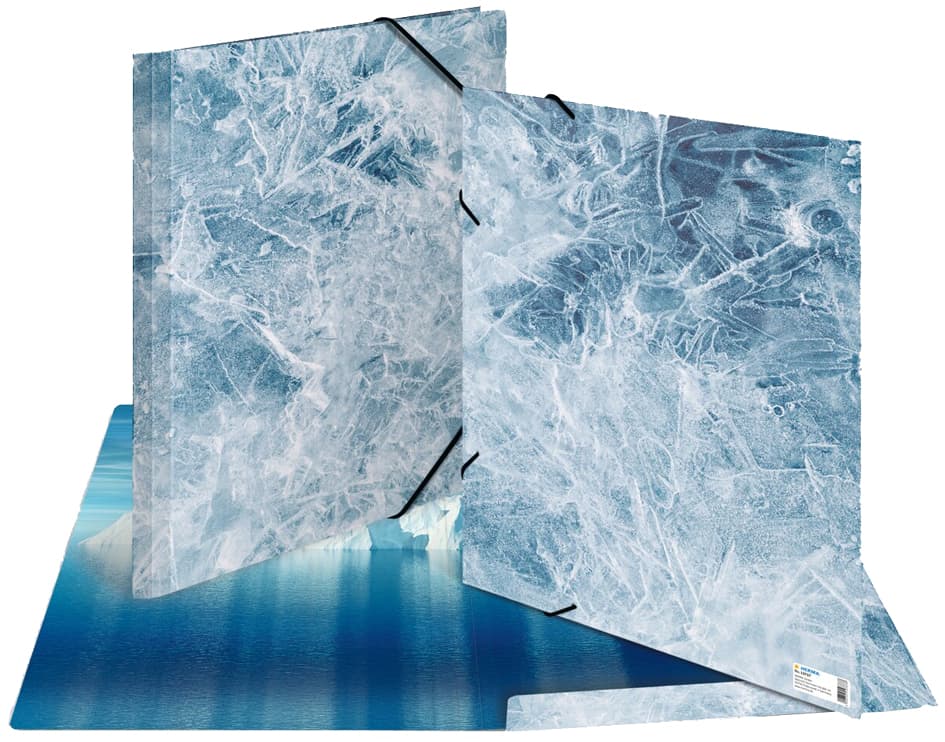 Herma Eckspannermappe , Nature, , Din A3, Karton, Ice