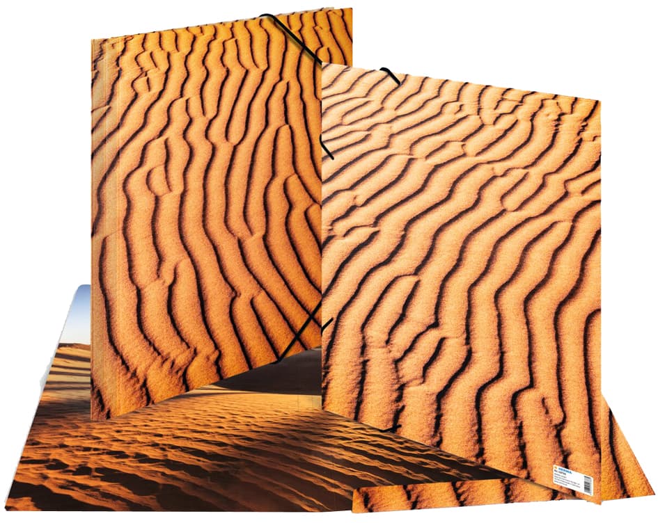 Herma Eckspannermappe , Nature, , Din A3, Karton, Sand