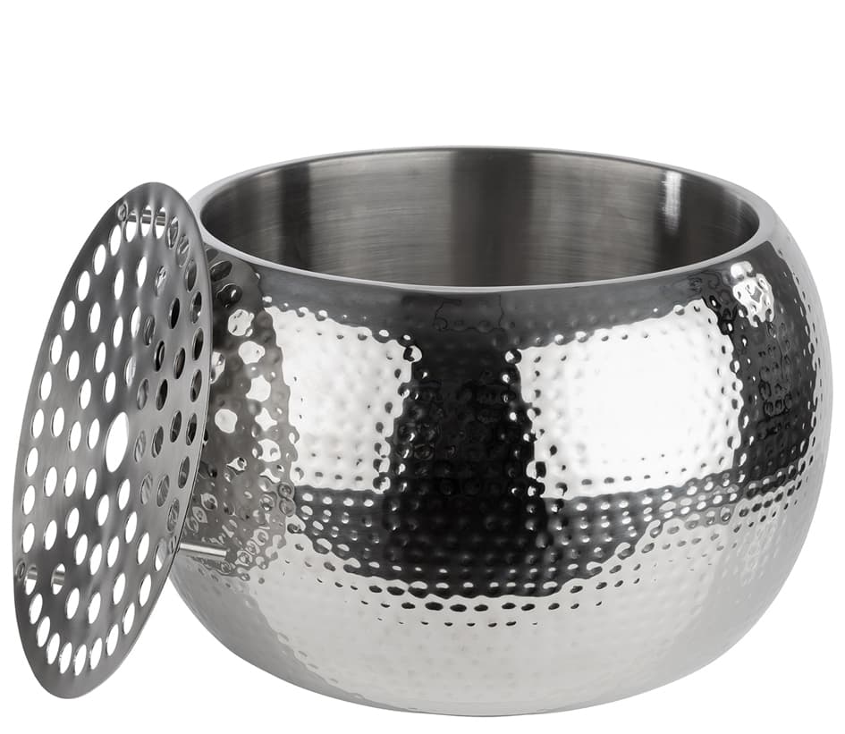 Aps Flaschenkühler Big Bowl, Edelstahl, Silber