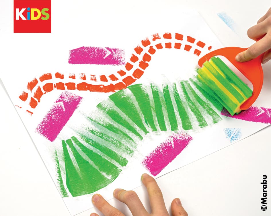 Marabu Kids Farbroller-Set Little Artist, 3er Set