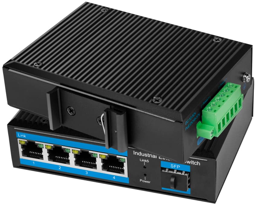 Logilink Industrial Gigabit Ethernet Switch,4-Port,Unmanaged