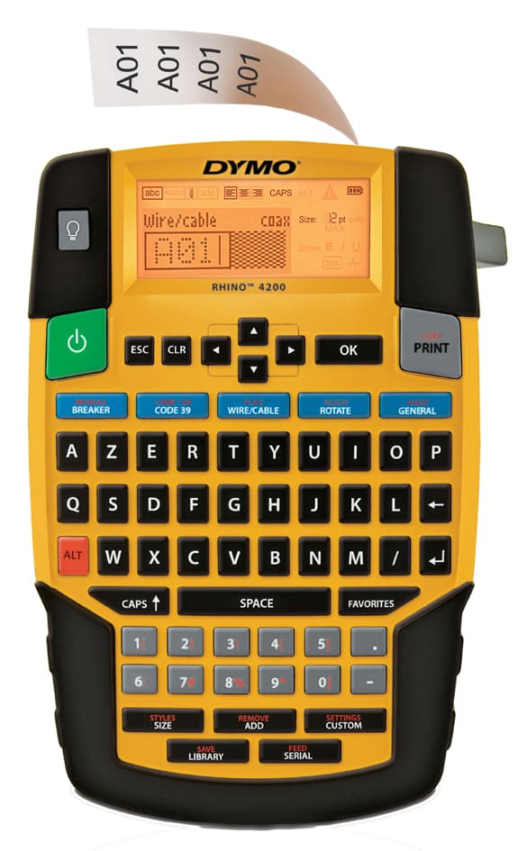 Dymo Etiqueteuse , Rhino 4200, , Clavier Azerty