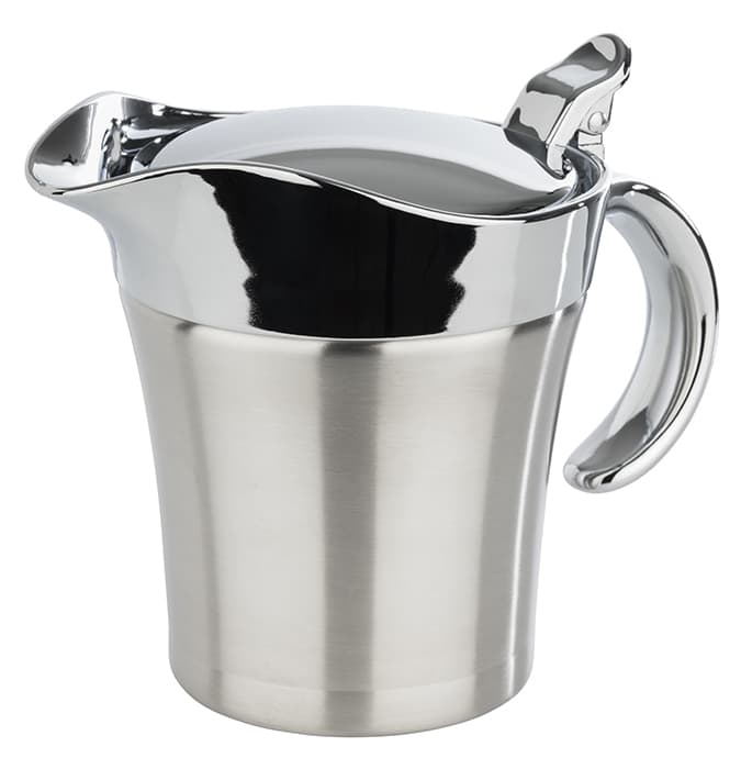 Aps Thermo-Sauciere, Edelstahl, 0,4 Liter
