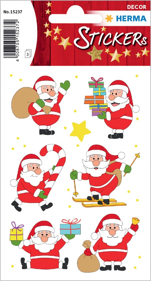 Herma Weihnachts-Sticker Decor , Freund Nikolaus,