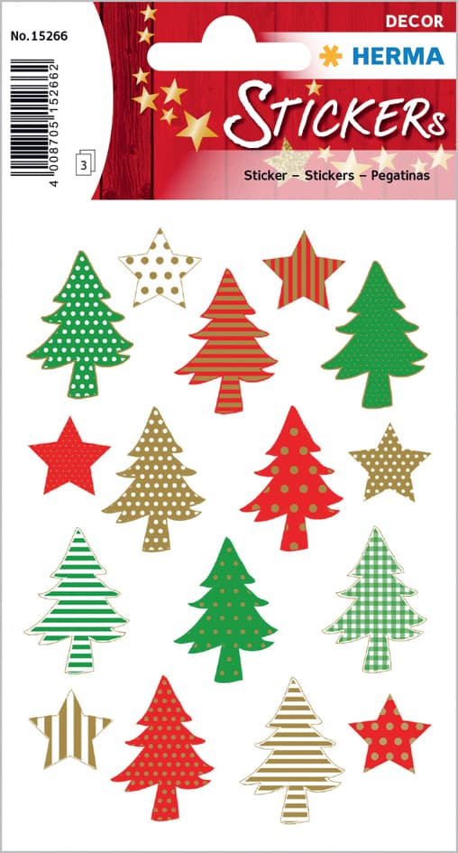 Herma Weihnachts-Sticker Decor , Oh Tannenbaum,