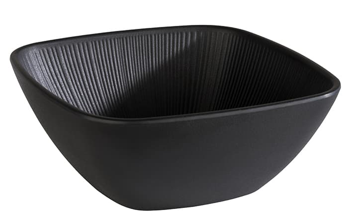 Aps Schale Nero, Eckig, 250 X 250 Mm, Schwarz