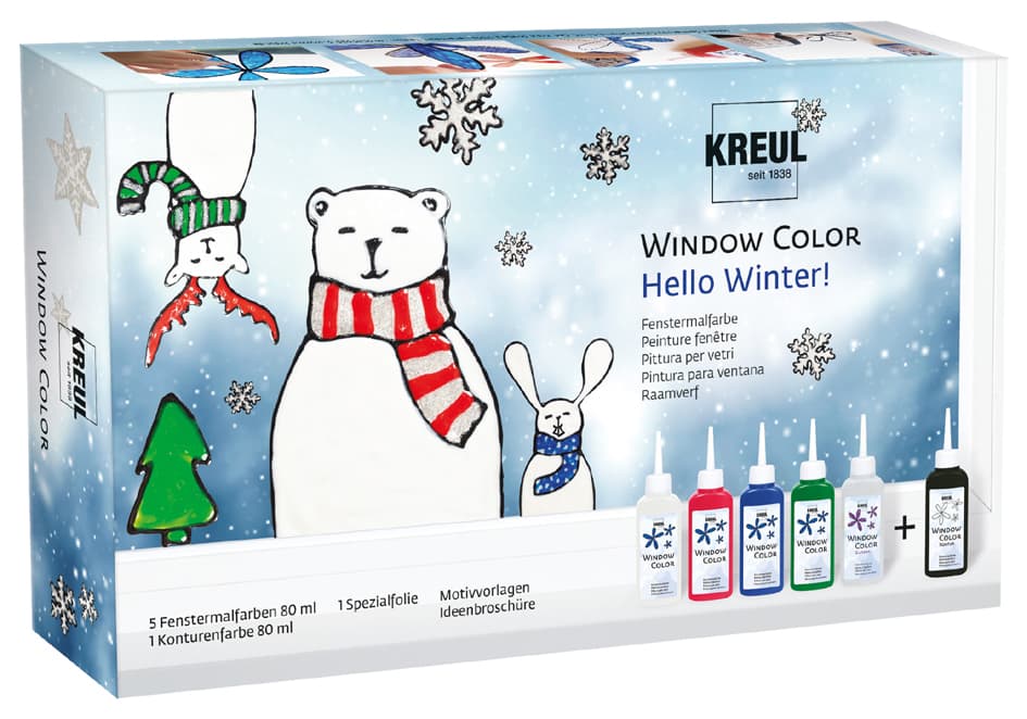 Kreul Window Color Set , Hello Winter,