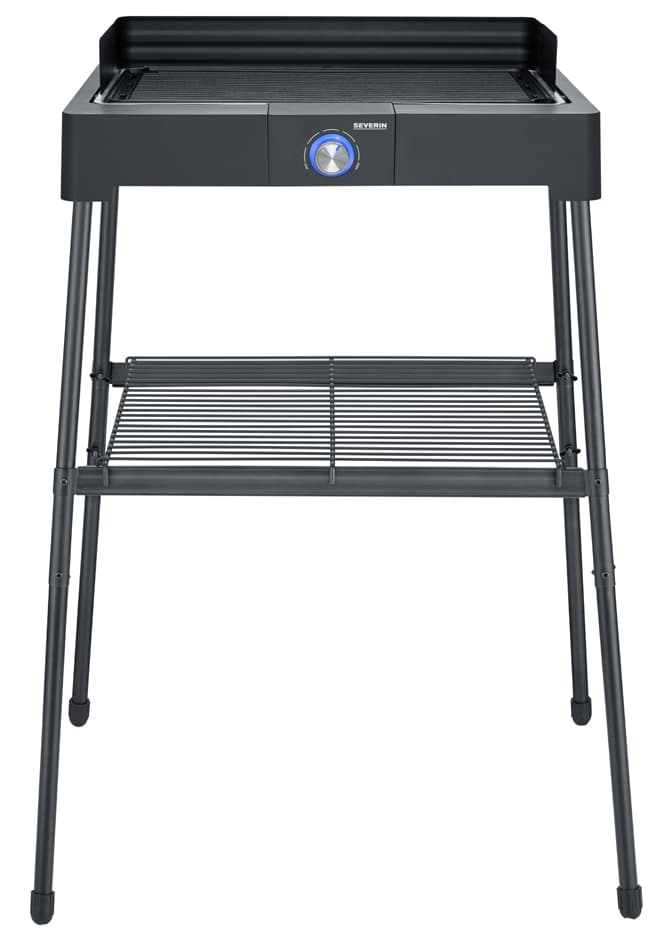 Severin Standgrill Pg 8568, Mit Grillplatte, Schwarz