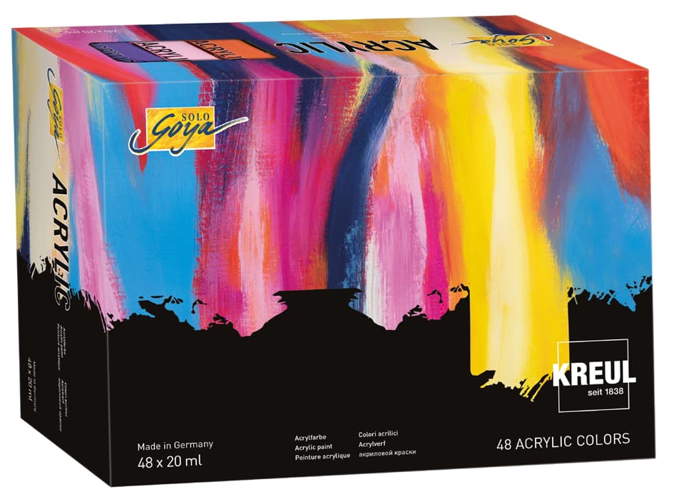 Kreul Acrylfarbe Solo Goya Acrylic, 20 Ml, 48er-Set