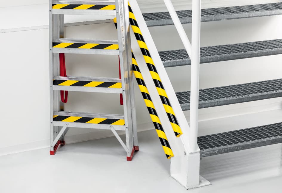 Durable Kantenschutzprofil E8r, Länge: 1 M, Schwarz/Gelb