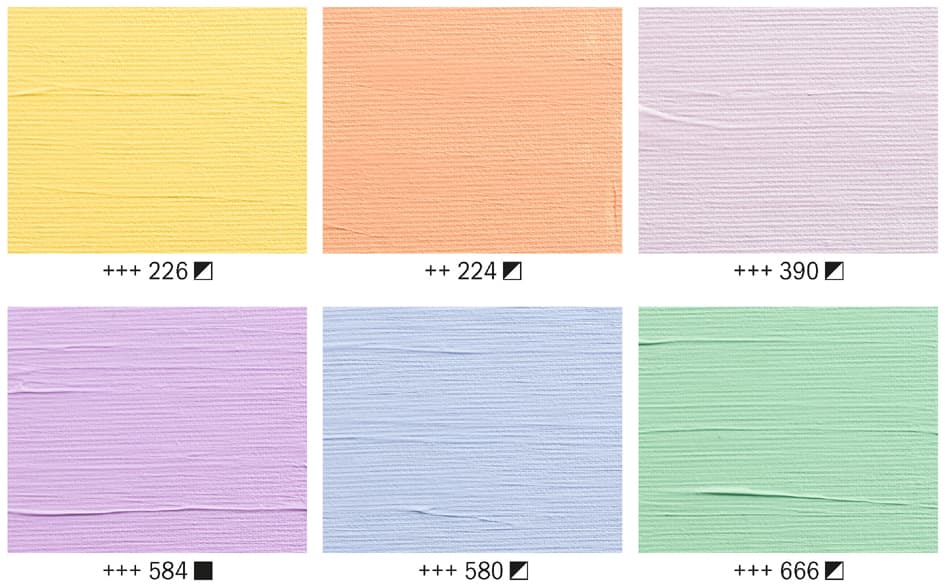 Royal Talens Acrylfarbe Art Creation Pastel Set, 6 X 12 Ml