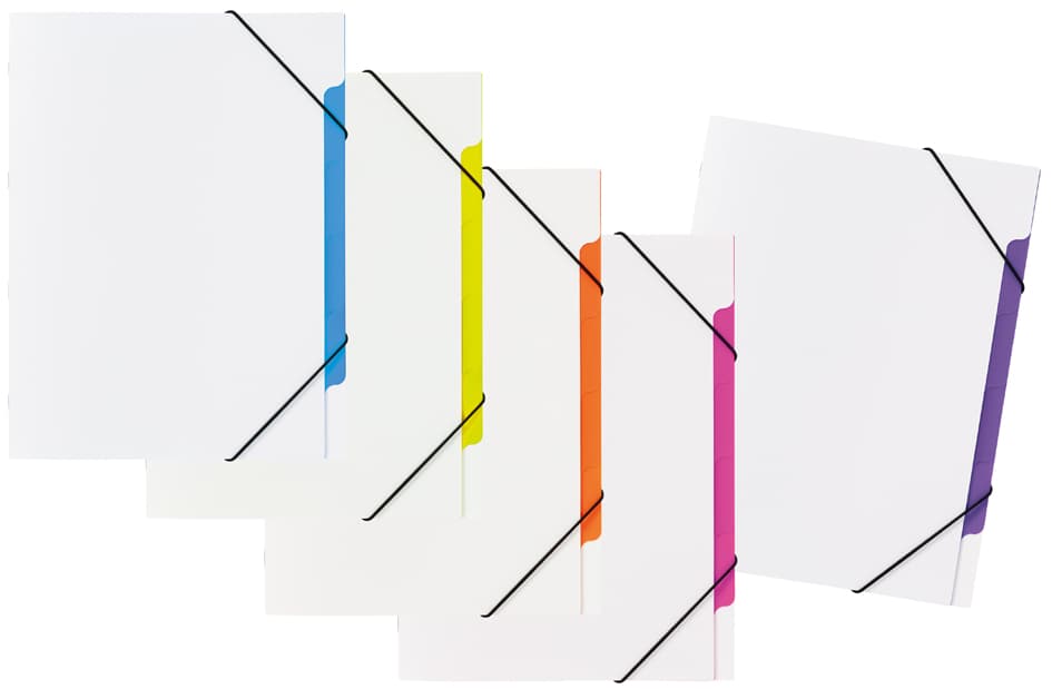 Pagna Ordnungsmappen-Set , Coool White Trend, , A4, 5 Fächer
